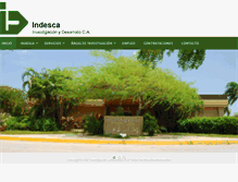 Tablet Screenshot of indesca.com